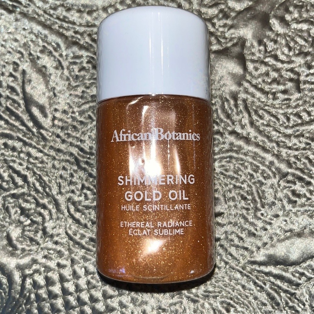 African Botanics Shimmering Gold Oil NWOT